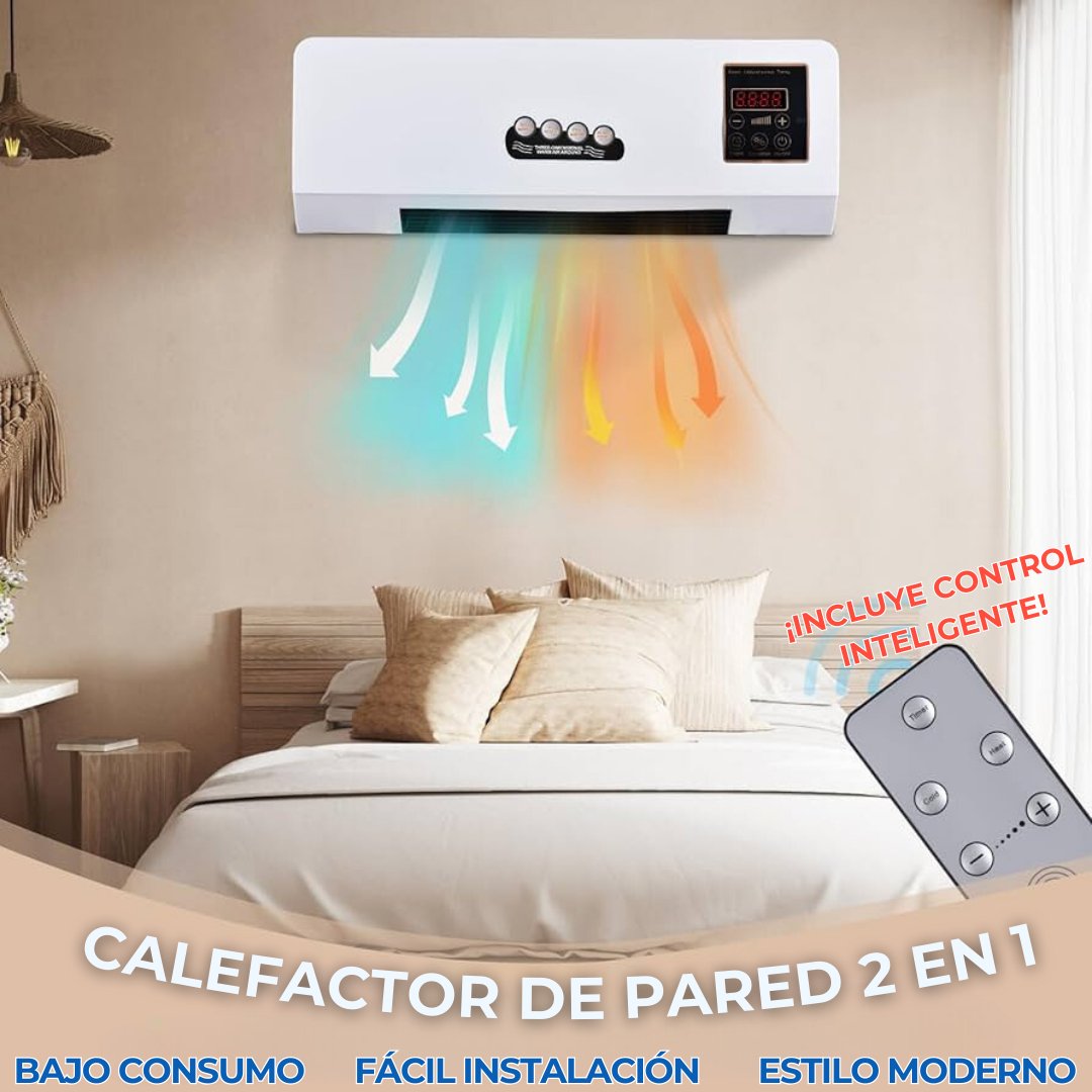 Calefactor y Aire Acondicionado de pared 2 en 1 - Space Home