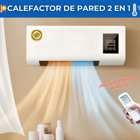 Calefactor y Aire Acondicionado de pared 2 en 1 - Space Home